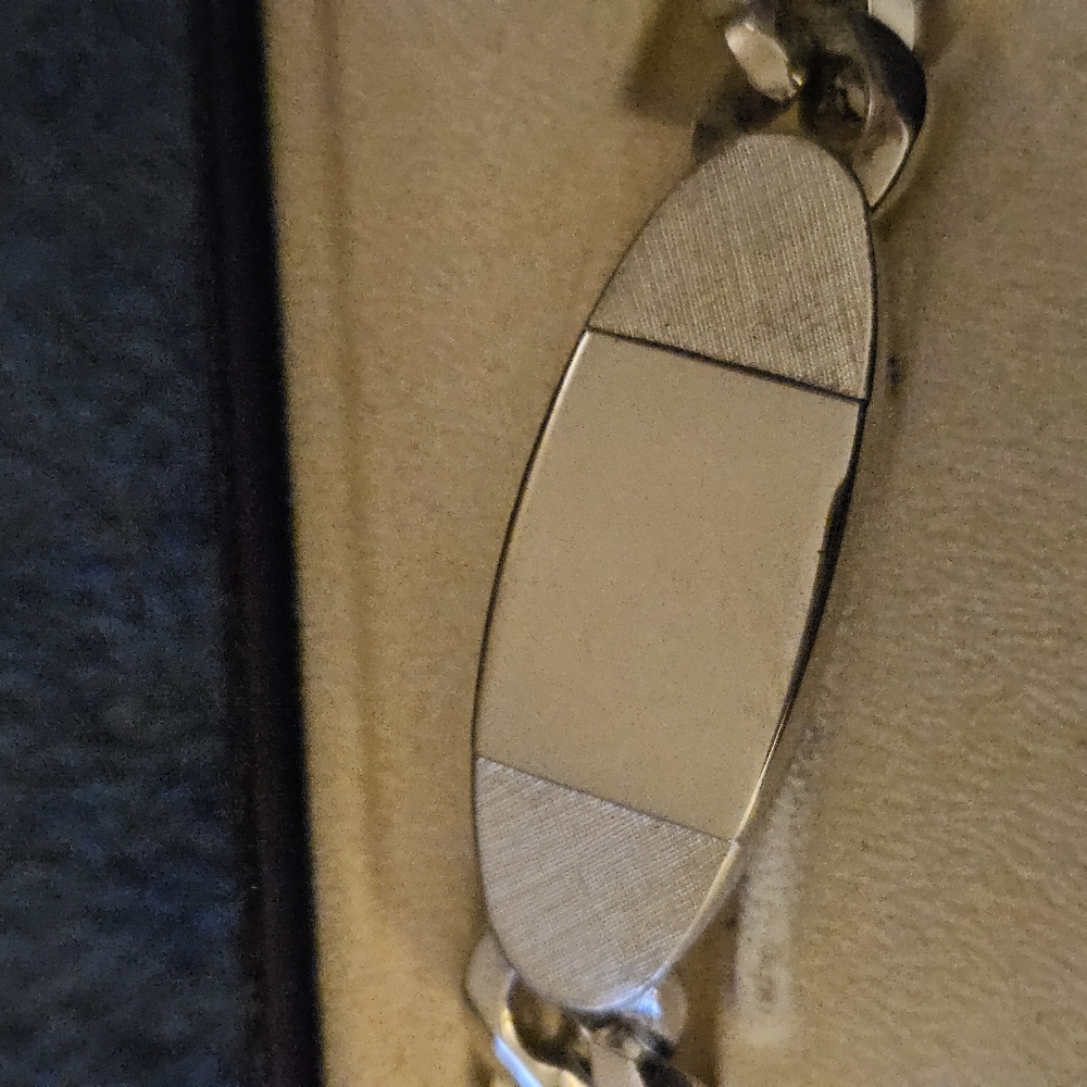 Man's Engravable ID Bracelet - Picture 2 of 6